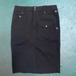Ralph Lauren black label pencil skirt black midi skirt preppy